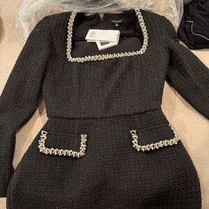 Nadine Merabi Natalie Black Dress